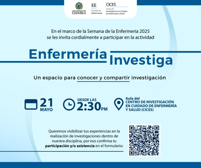 Banner de la actividad Enfermería Investiga